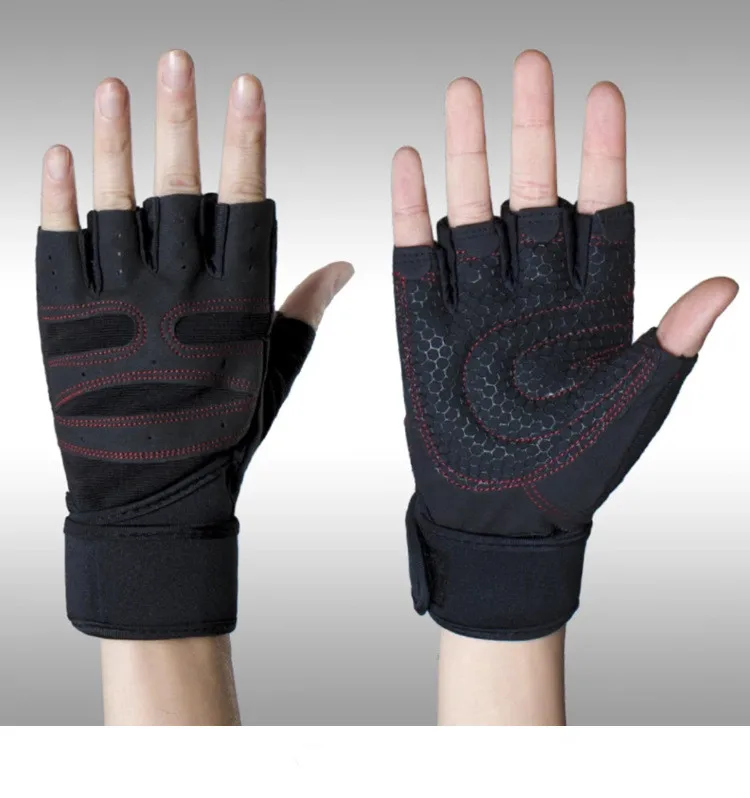 High quality half finger Neoprene fitness unisex gym glove weight and fitneess gloves