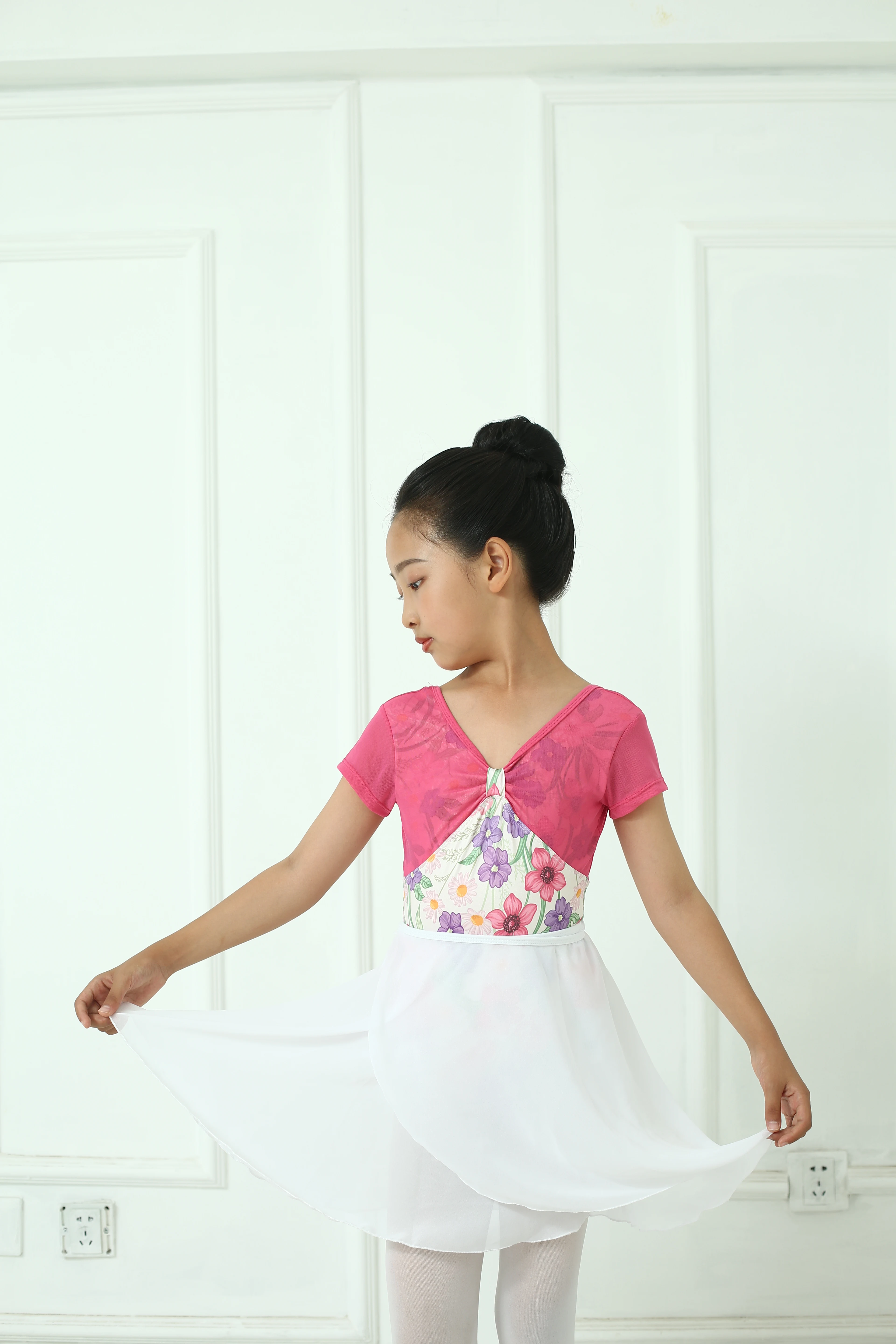 New Designs Leotards Long Sleeve High Quality Cotton Dance Girls Leotards