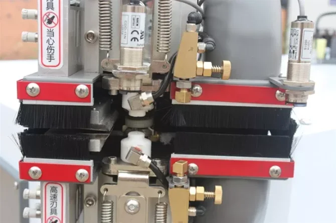 KN-700 edge banding machine wood furniture maker edge banding and trimming machine manual edgebander