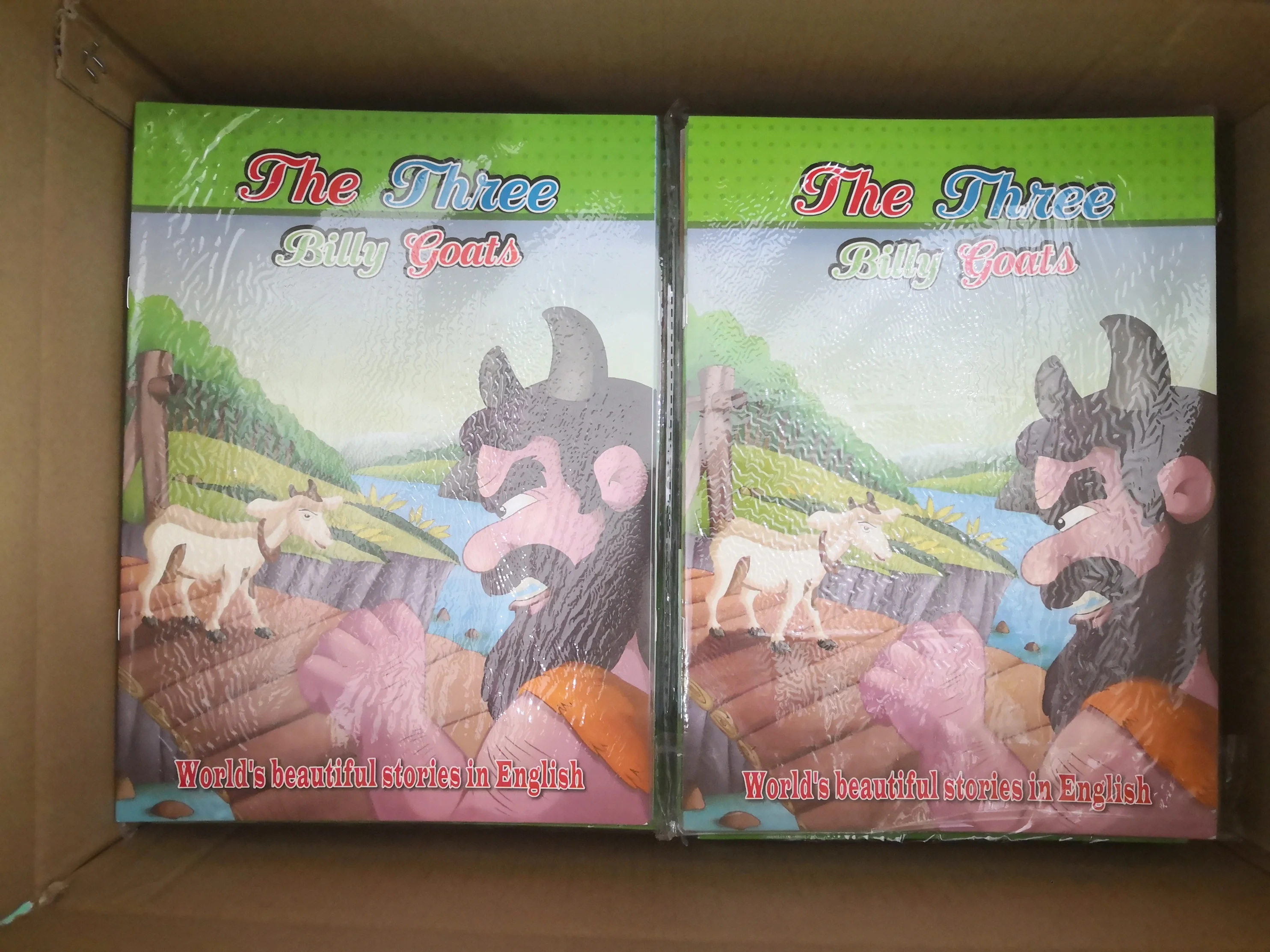 
2020 waterproof wholesale cartoon animal coloring children story books publishers in China 