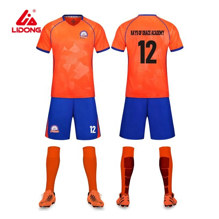 
Lidong cheap thailand quality soccer jersey Serie football jersey full kit wholesale 