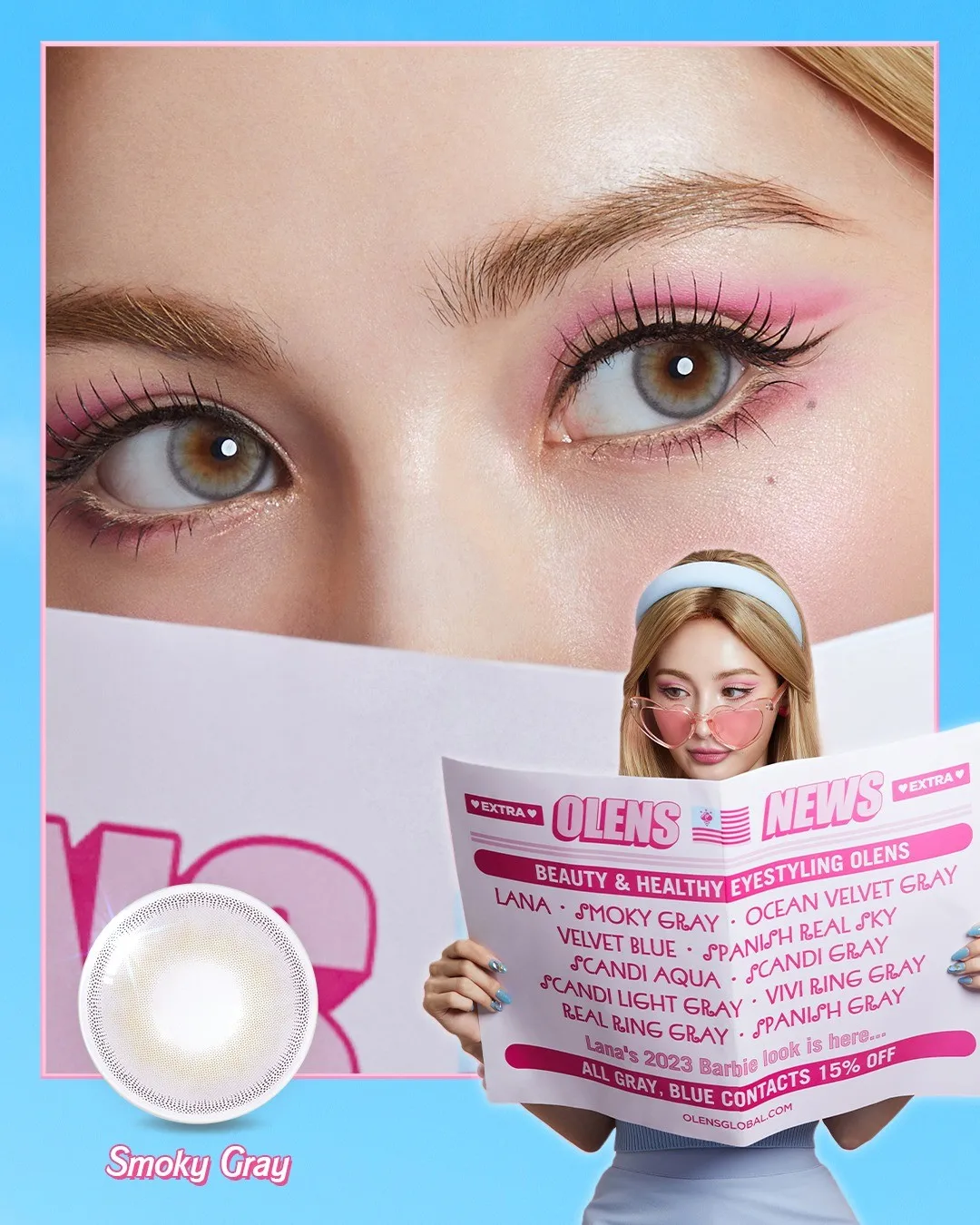 Sweet girl essential eye color contact lenses soft eye contact lenses colors colored contact lenses for brown eyes