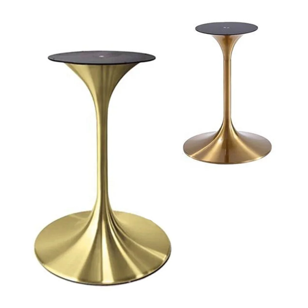 Metal Pedestal Iron Trumpet Table Legs for Coffee Side Table Metal Legs For Furniture