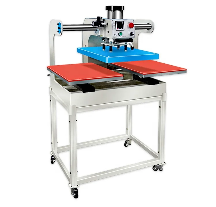 MG Factory 40x50 40x60 Duplex Automatic Pneumatic T-shirt Heat Press Machine for Sale