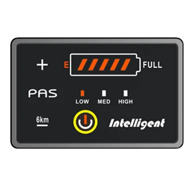 Large screen  APT350U Battery Button Control Sensitive 24/36 Electric Bicycle Kit Ebike LCD Display for Electric Bike