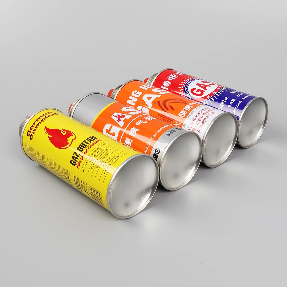 Aerosol Spray Can with Tested Quality Tin Can Products Butane Gas Can