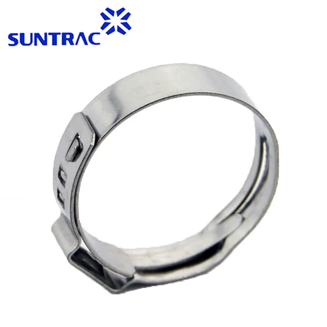 Stainless steel hose clamp with single ear taiwan hose clamp abrazadera