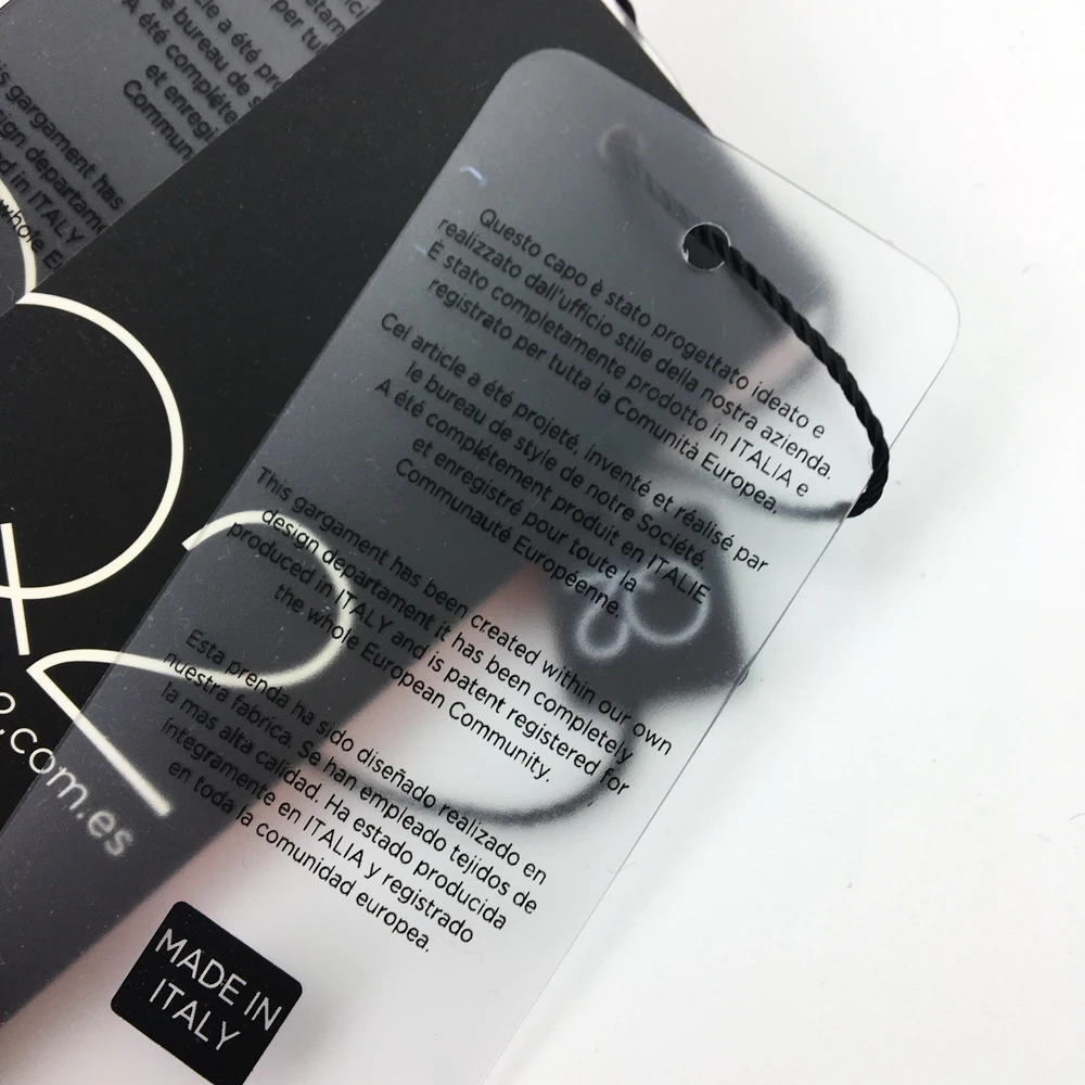 Factory Supply Hang Tag  Custom Printed logo print hangtag Garment Paper Hang Tag For Clothing