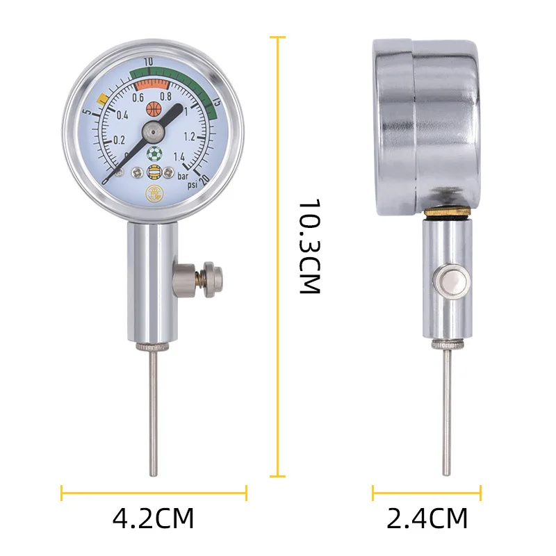 Air Pressure monitor gauge 50mm vertical connection manometers