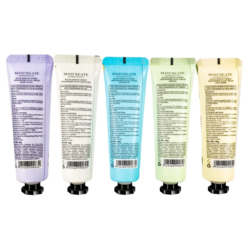 
Wholesale Popular Naturel 30g Fast Absorption Fruity Hand Face Cream 