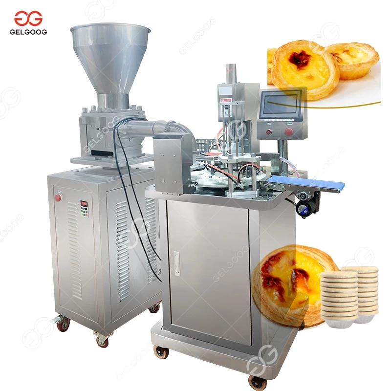 Automatic Egg Tart Production Egg-Tart Forming Custard Tartlet Shell Pie Crust Making Machine