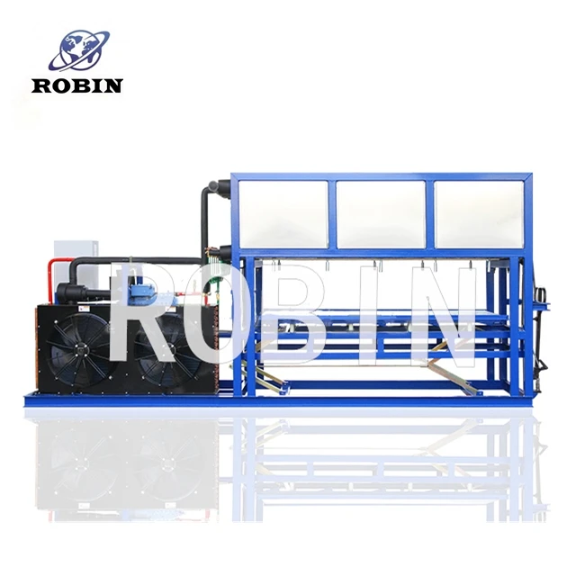 Transparent block ice making machine 3 ton for making clear sphere ice big cube ice