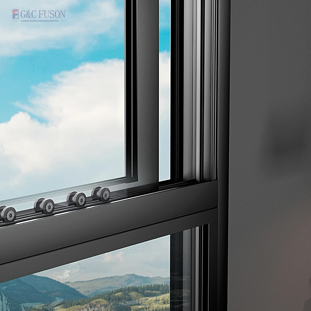 As2047 Vanguard Solutions Fashion Aluminum Sliding Anti-Theft Window Aluminium Glass Windows Sliding Windows Residential