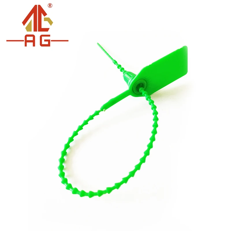 AG-Z025 Airtight Seal Plastic Bag Plastic Seal Plastic Beaded Disposable Tamper Seals