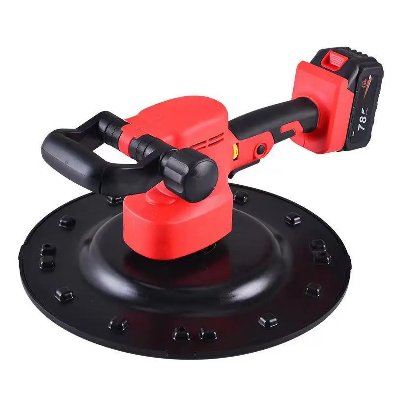 Lithium Power electric automatic Portable Wall Cement Plastering Polisher Smoothing troweling Machine