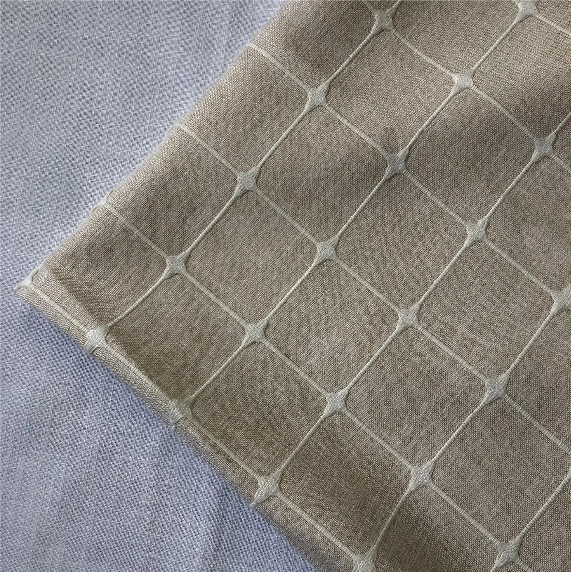 Custom wear-resistant quality linen-like home textile fabric Imitation linen curtain tablecloth fabric sofa Pillowcases fabric