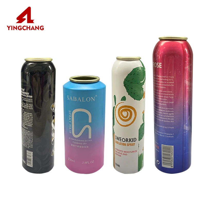 25 Years Factory  High Quality Custom Logo Printed  Packaging Aluminum Can Aerosol can