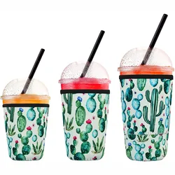 New trading product Custom logo 32oz keeps drinks cold keeps hands dry reusable neoprene coffee cup sleeve