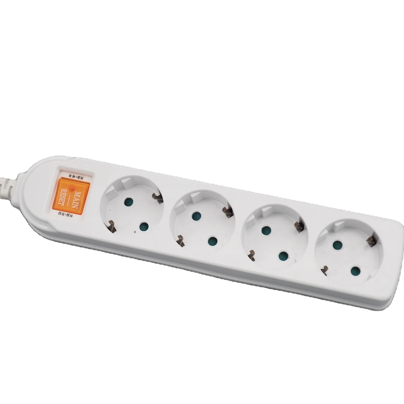 high quality Russia 3/4/5/6 Outlets electrical extension multi socket with 1.5m/3m/4.5m cable