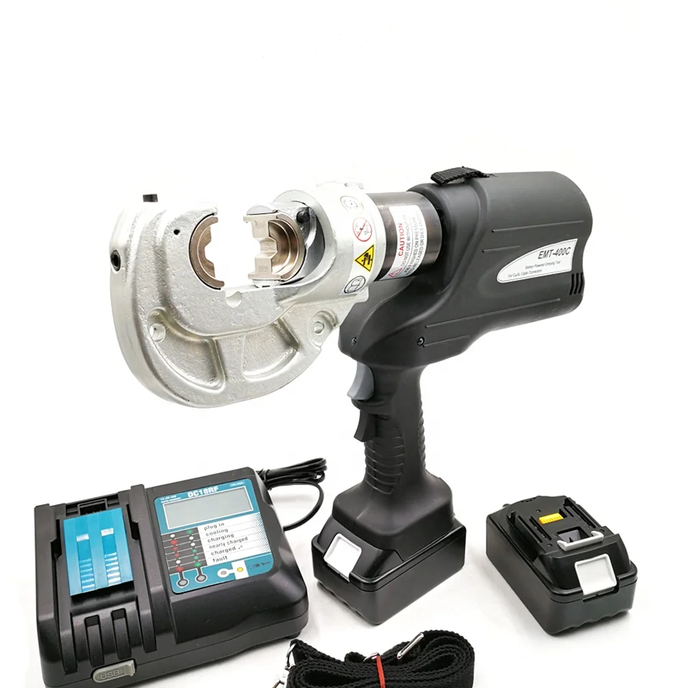 16-400 мм 2 bateria cabo Lug friso ferramenta EMT-400C prensa hidrulica de 12