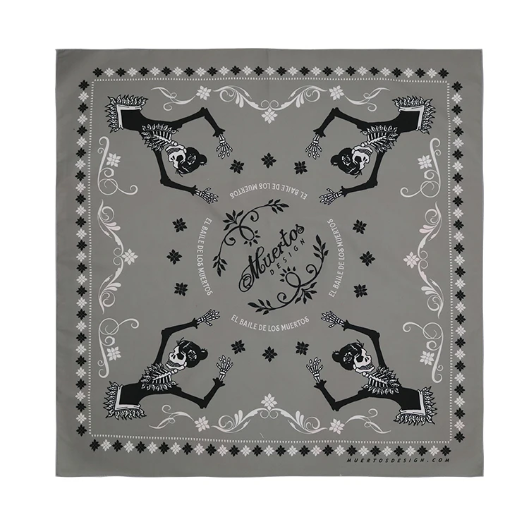 Custom printed recycled bandanas custom scarf printing cheap polyester bandana