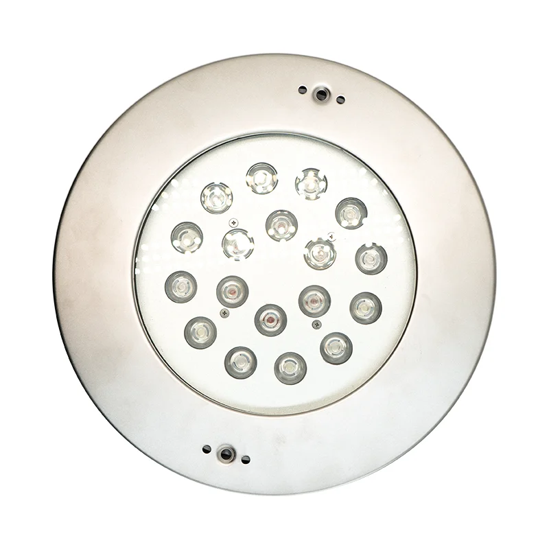 IP68 Stainless Steel 18W rgb Led Underwater Light IP68 Swimming Pool Light 12Volt