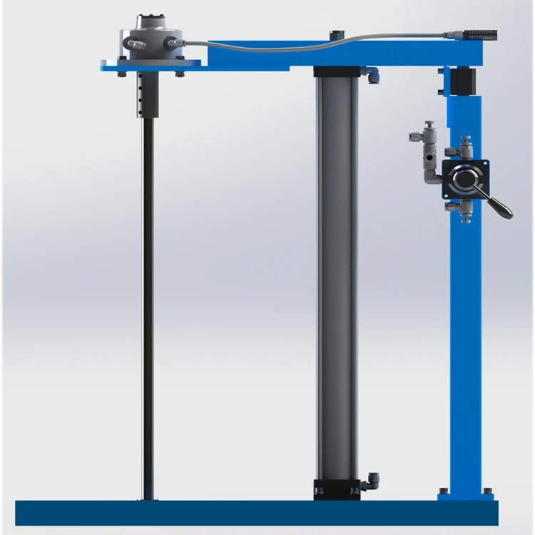 HXUD Fixed Frame Lift Air Mixer Air Agitator Pneumatic Stirrer for Paint,Chemical,Food,