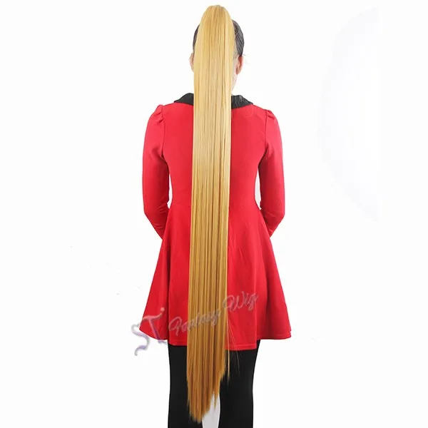 51 inches Extra Long Claw Clip Synthetic Hair Ponytails 3 colors available Heat Resistant Hair Ponytail Extension with clips