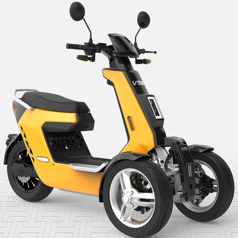 V28 2000W 3000W EEC Powerful Electric Scooter Tricycle with Two Front Wheel for Teenagers