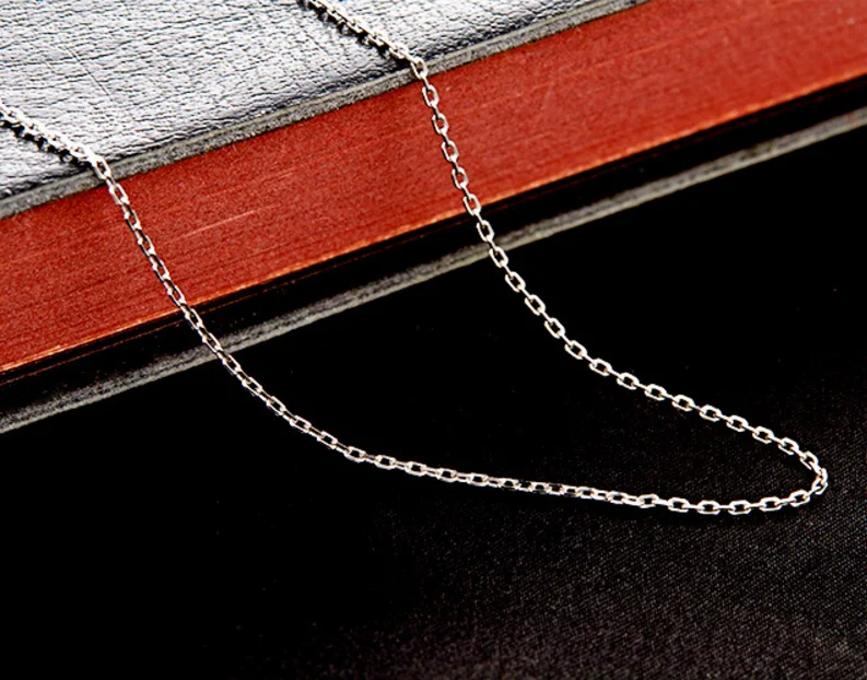 wholesale Silver color Cross Chain stamped stock for 16 18 20 inch factory price brass material women men necklace