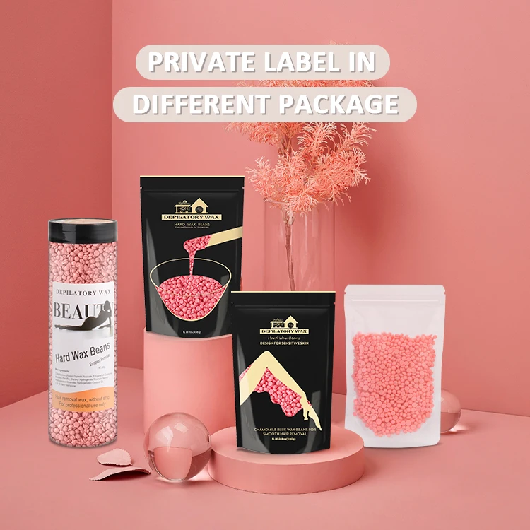 Lifestance  Amazon Hot Selling  Hair Removal Waxing For Wax Warmer Depilatory Hard Wax Beans Private Label Depilatory