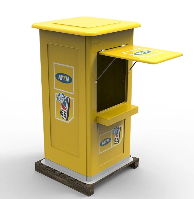 Demountable fiberglass prefab kiosk