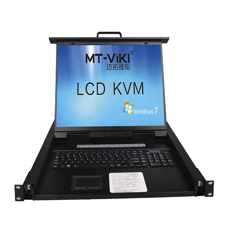 MT-1916UL-IP Авто 1U Rackmount 19-дюймовый экран 16 портов Vga Lcd Ip Kvm переключатель с локальной