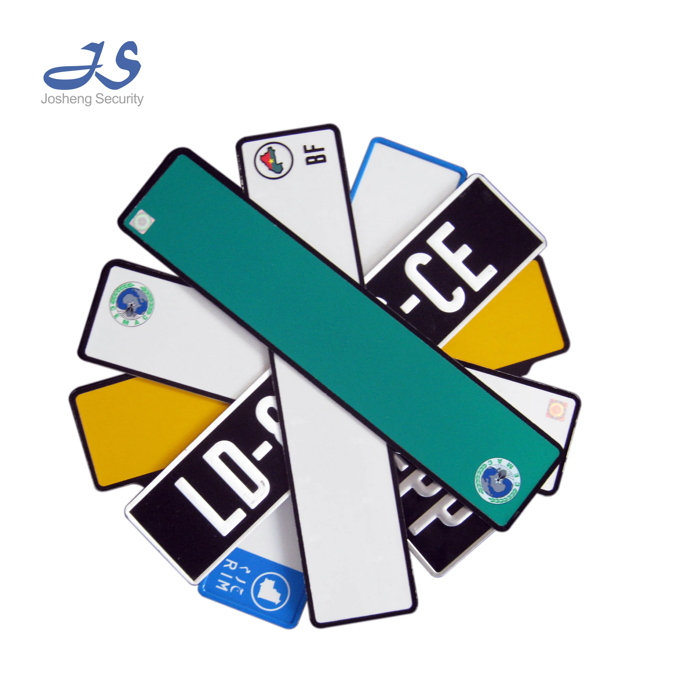 High Quality Custom Logo Embossed motorcycle Plates, Vehicles Embossing Number plates, High Security Car License plates