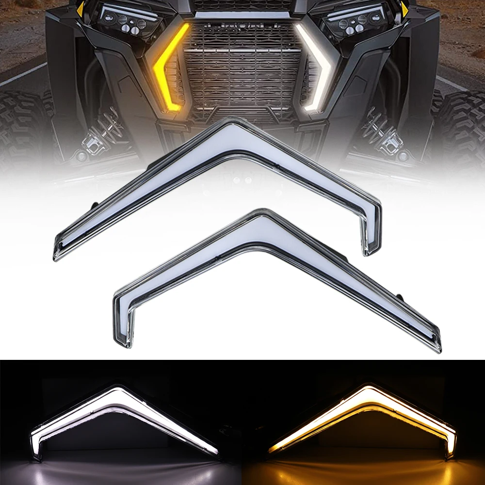 RZR XP 1000 Turn Signal Fang Lights Fang Acccent Street Legal Light For 2019-2022 Polaris RZR