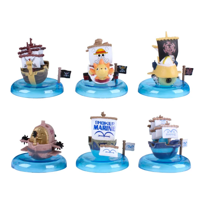 6 Style Pirate ship ONE PIECE toys Going Merry Thousand Sunny action figures anime wholesale ONE PIECE toys