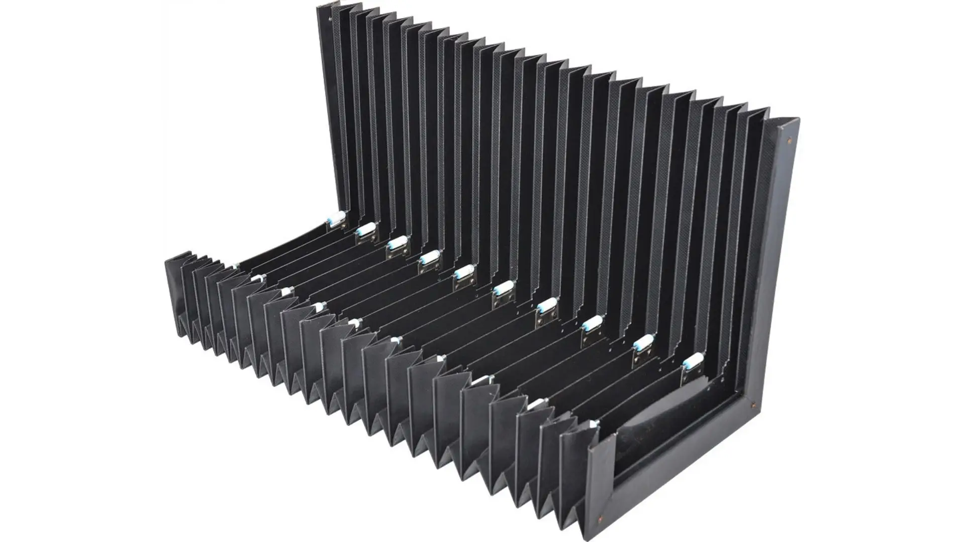 LIONSHELL way cover cnc machine slant high quality high speed long service time PVC PU coated HF welded cylinder bellow cover