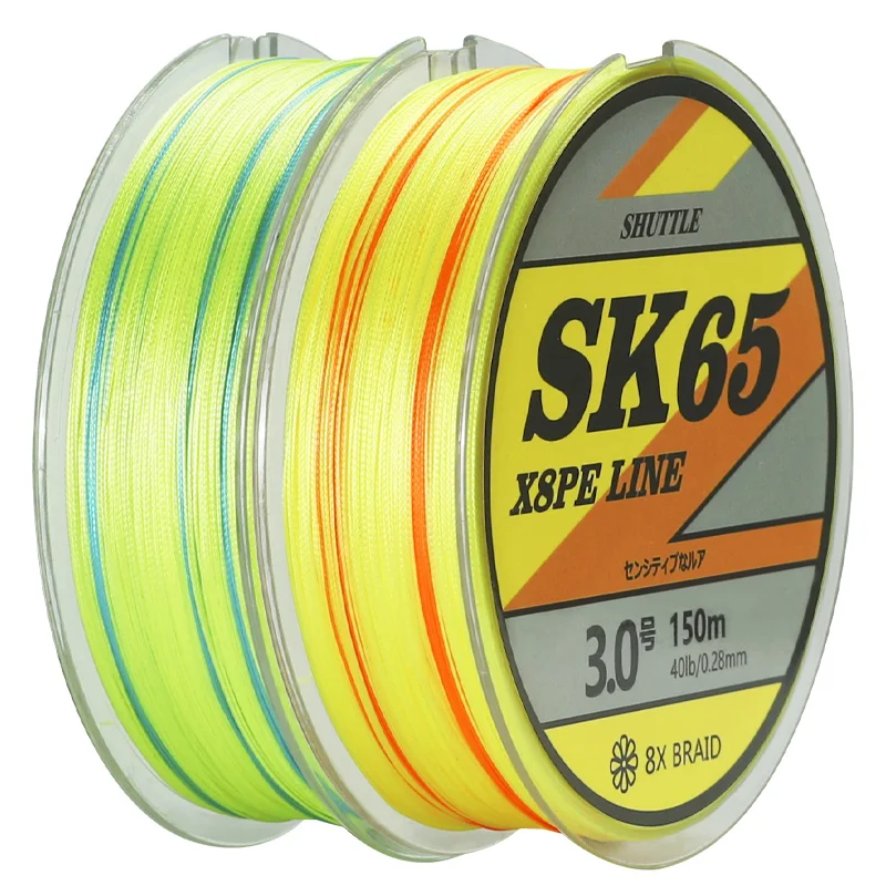 LINNHUE hot sale fishing line 8-braided strong pull good quality suitable for spinning casting fishing PE line