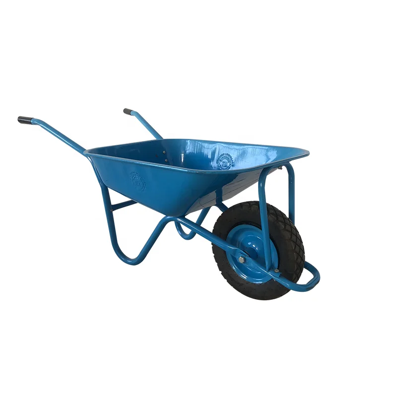 High Quality 150kg Construction Steel Handle Wheel Barrow Strong Carrying Capacity Wheelbarrow