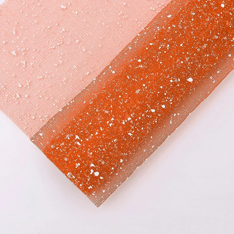 Hot sale of snow dot yarn 21-inch flower packing gauze for optimal quality and quality assurance gift flower mesh