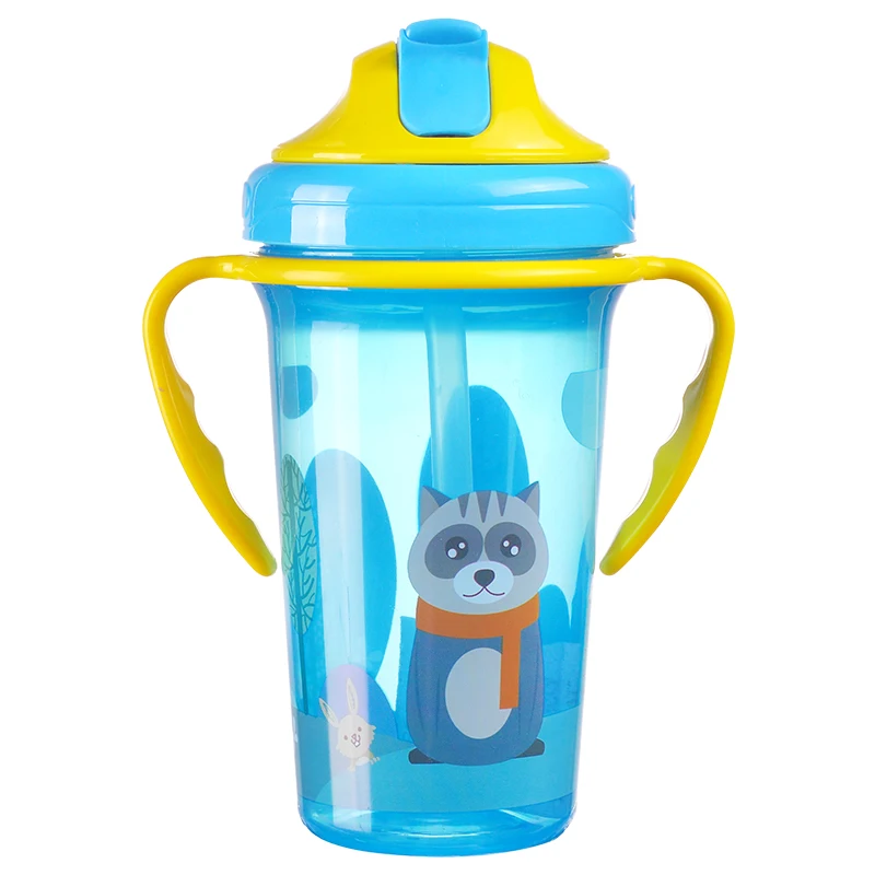 
Wholesale New design kids drinking bottle baby water cup with straw 