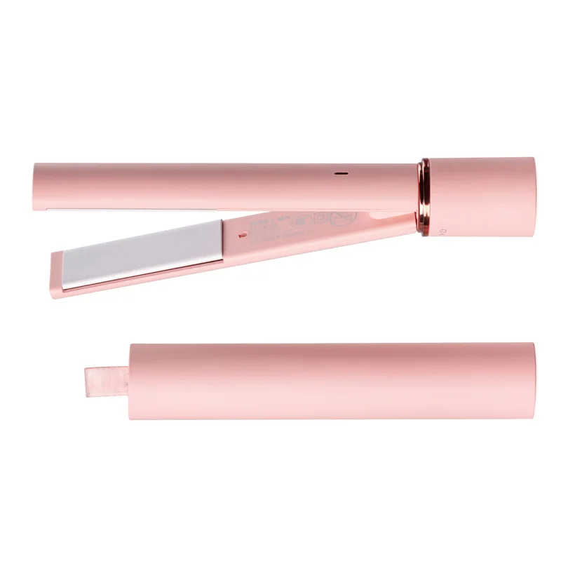 USB Hair Straightener Ceramic Plates Hair Styling Tools Professional Portable Hair Straightener Flat Iron Mini 2 in 1 LED 25W