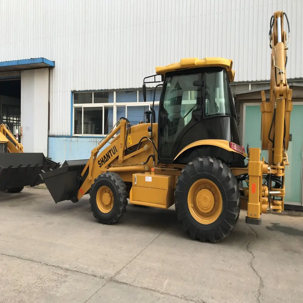 Price CE China SHANTUI 7.6T SBH388 75KW Mini Front End Backhoe Loaders for Sale