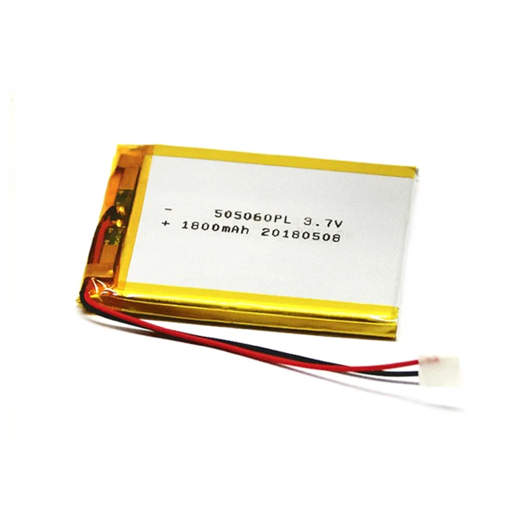 KXD ultra Thin Flat 3.7v 1800mAh 1600mah 1500mAh 505060PL Lipo Battery