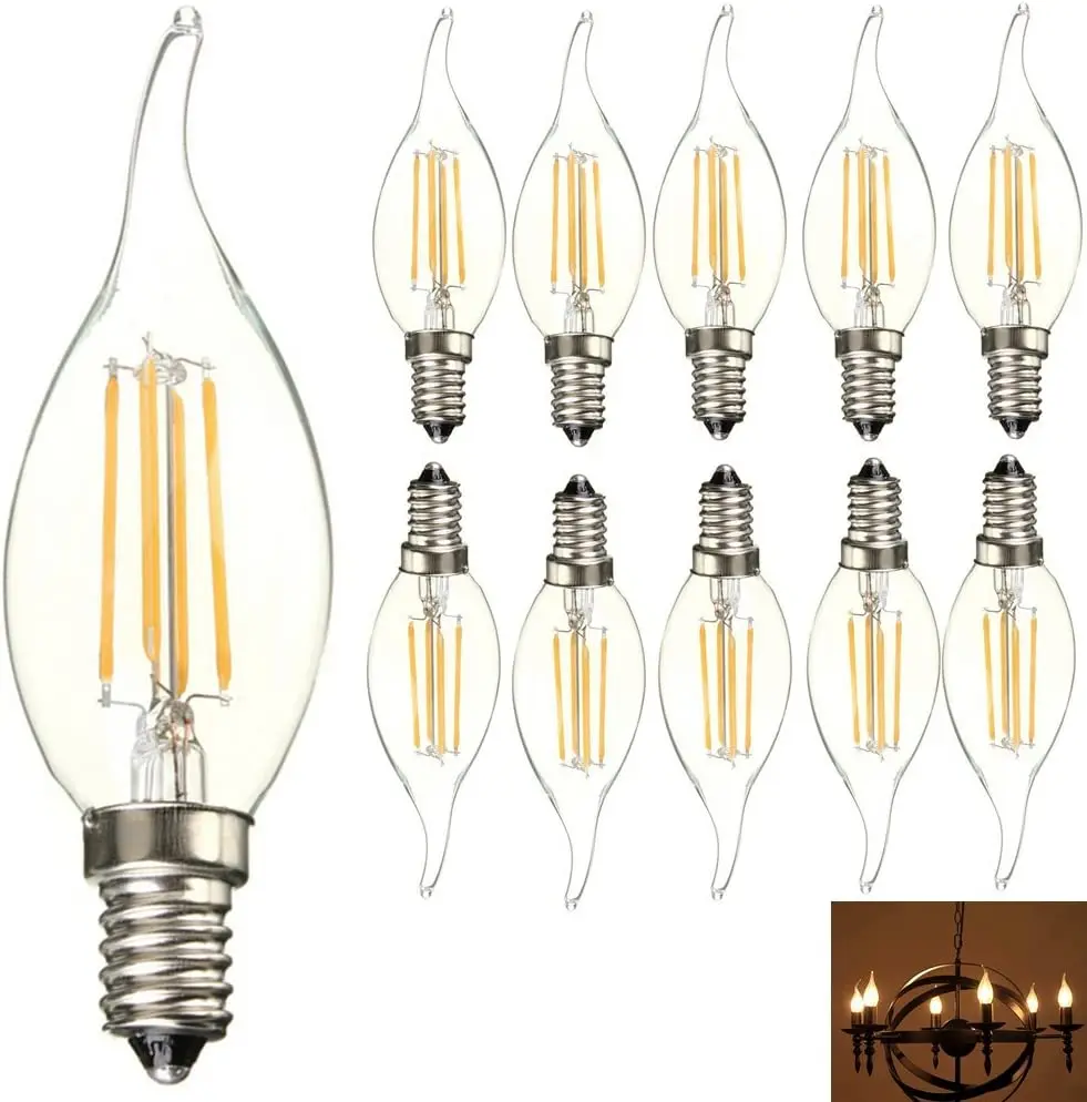 Wholesale Custom Transparent Led C35 Lamparas Led Lamp Light Bulb