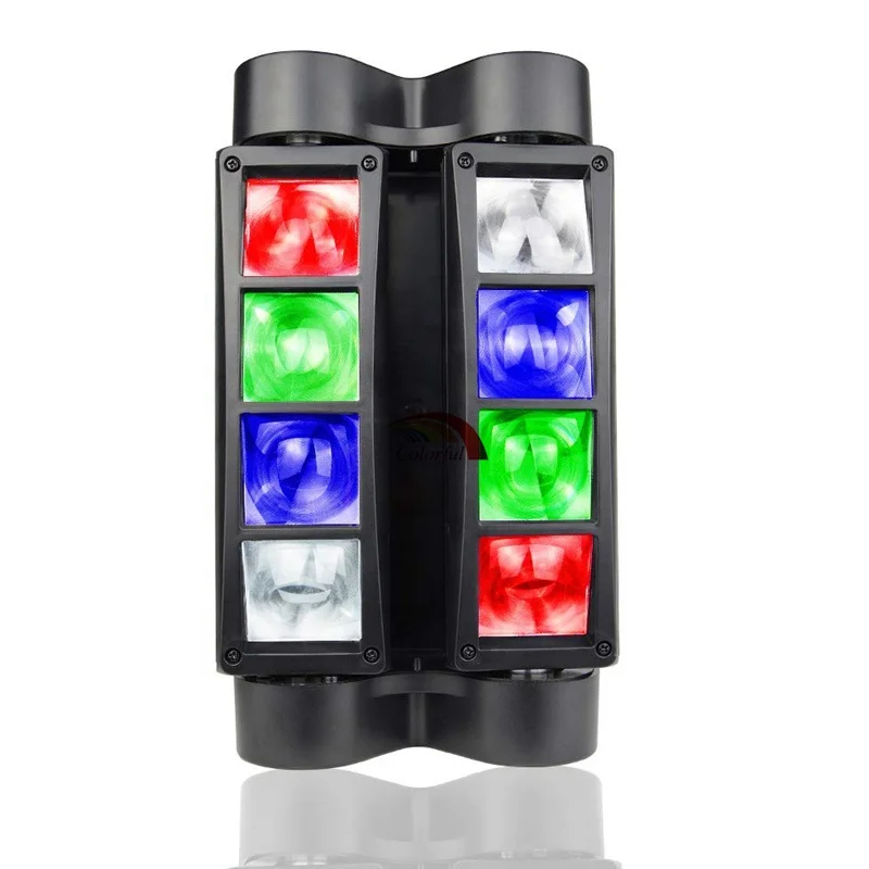 Good Feedback Product Top Quality 8x3W RGBW LED Mini Spider Moving Head Light