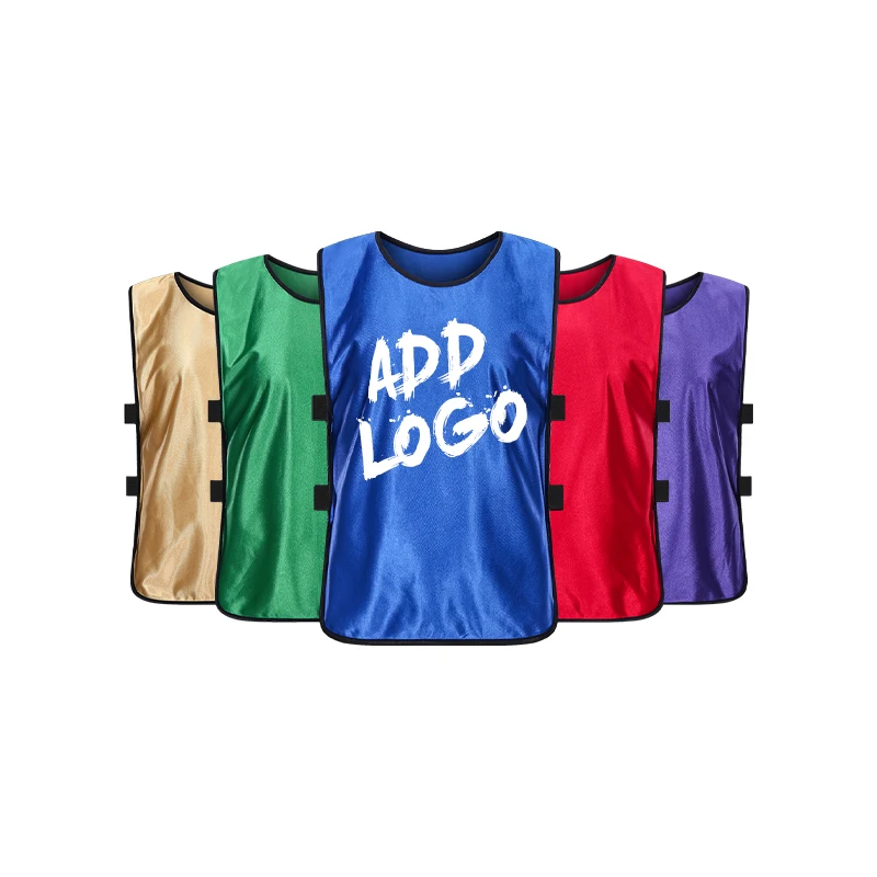 Manufacturers Custom breathable Scrimmage Training Vests Sports Mesh Pennies Blank Soccer Bibs