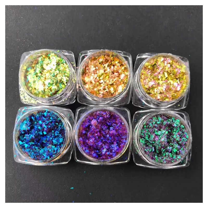 Best cost effect factory high quality customized color formula options private label iridescent duochrome gliter eyeshadow