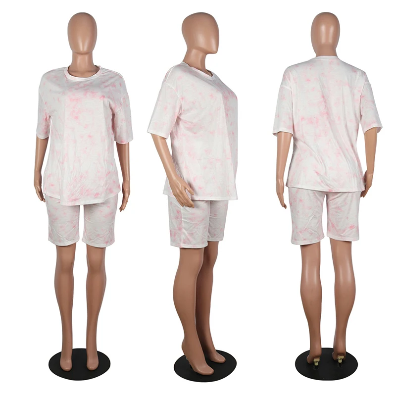 2021 Summer two-piece suit clothes new women leisure sports summer clothes ladies shorts