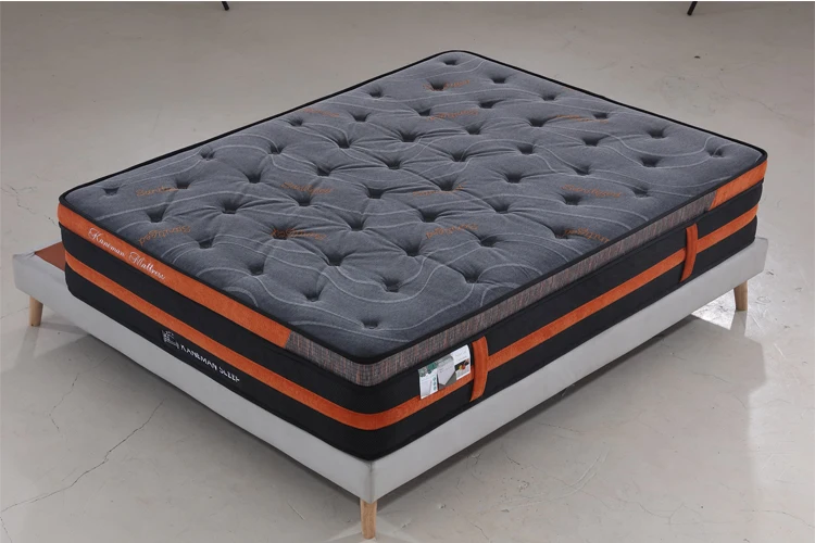 China Manufactured Luxury Queen/King-Size Pocket Coil Spring Bed Memory Foam Mattress Roll up in Box Home Furniture